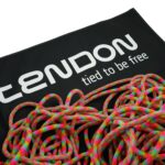 თოკითვის დასაფენი  Rope tarp TENDON black XT-ROPE TARP Rope tarp TENDON black XT-ROPE TARP